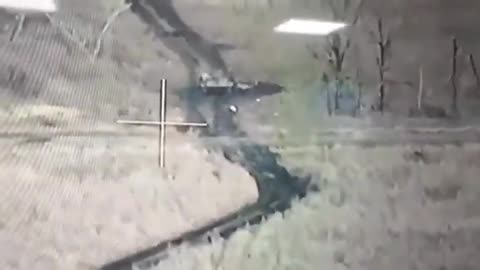 Soldiers of the 32nd Separate Mechanized Brigade hit an enemy MTLB with