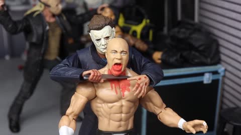 HORROR WWE ACTION FIGURE SETUP