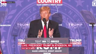 Trump Rally in Atkinson, New Hampshire 1.16.2024