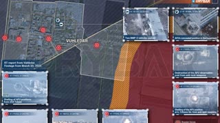 Ukraine Russian War, Rybar Map for March 23, 2023, Analysis of Donetsk Battles