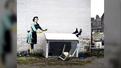 Banksy confirms 'Valentine's day mascara' mural