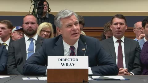 FBI Director Chris Wray says he’s “not sure” there were any undercover agents on Jan 6.