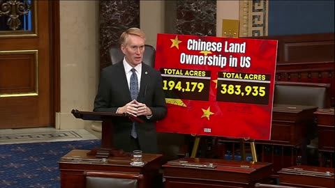Lankford Warns of Chinese Farmland Ownership on Senate Floor