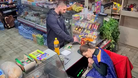 Should customers wake sleeping cashier?