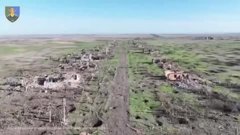 Ukrainian drone shows the incredible level of destruction in Robotyno