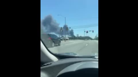 Huge Plastic Factory Explosion "Burning" 🔥 😳