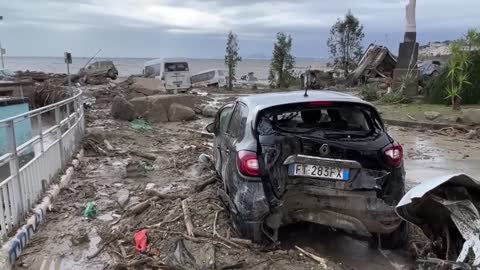 Island In Italy Hit By DEVASTATING Mudslide