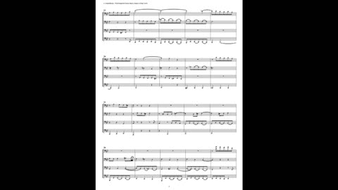 J.S. Bach - Well-Tempered Clavier: Part 2 - Fugue 21 (Euphonium-Tuba Quartet)