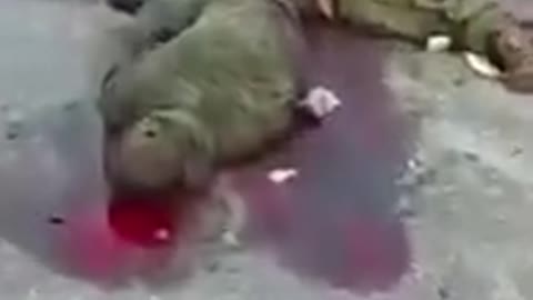 Extremely Graphic! Azov NAZIS killing wounded Russian pow, WAR CRIME?
