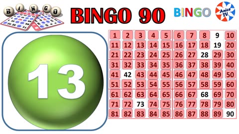 90-Ball - Bingo Caller -Game#4 New - American English