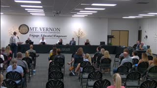Mt. Vernon Indiana School Board Meeting - Dr. Dan Stock MD