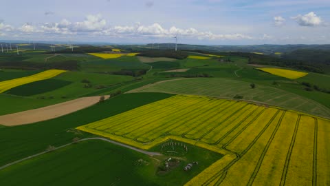 Sonnenuhr North of Kaiserslautern | DJI Mavic Air 2 Drone Video