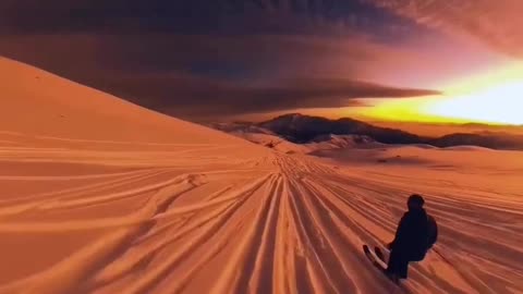 shows you what it's like to ski in Chile! 😮🔥