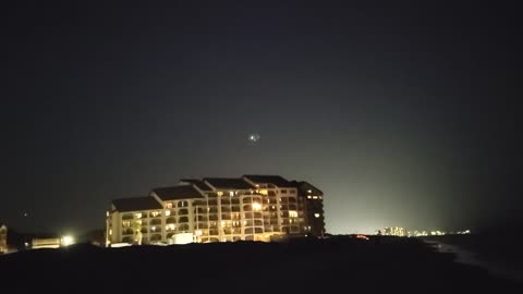 Ospreys Over Arcadia Shores at Night
