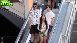 FARTING ON THE ESCALATOR PRANK!!!