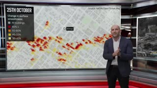 🚨WATCH: Satellite radar analysis reveals that Israel has escalated its bombing