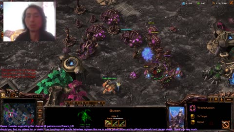 starcraft2 zvp on gresvan in the late game got defeated..