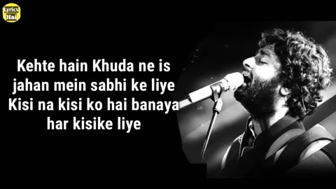 RAABTA (LYRICS) | ARIJIT SINGH - Kehte Hain Khuda Ne Is Jaha Mein Sabhi Ka Liye