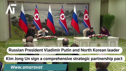 Putin & Kim Sign Major Strategic Pact | Amaravati Today