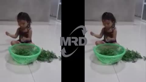 How to pick vegetables - baby pick vegetables