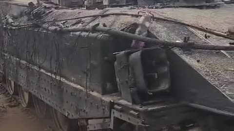 Burnt IDF Vehicle, Gaza