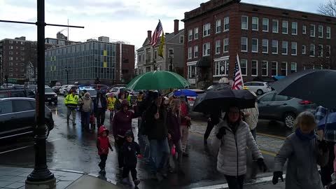 Health Freedom New Hampshire Rally and March in Concord, NH (4-9-22)