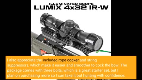 Customer Reviews: Killer Instinct Lethal 405 Crossbow Pro Package with 4 x 32 Non-Illuminated S...