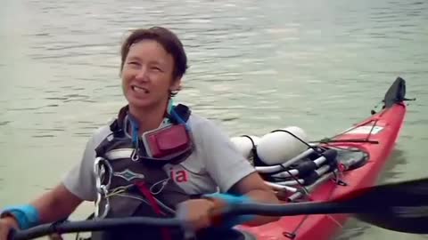 Kayaker expedition from Germany to Australia pushes off in Singapore