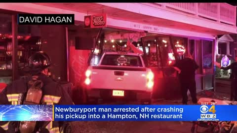 Massachusetts man accused of driving under the influence, crashing into NH restaurant