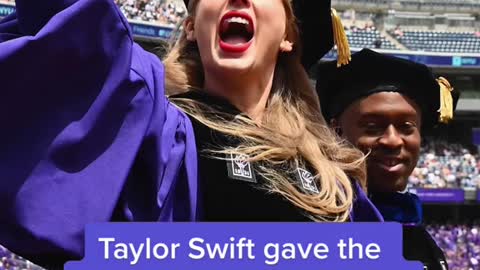 Listen to Taylor Swift's commencement speech at NYU's commencement