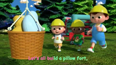 Let's Build a Pillow Fort | CoComelon Nursery Rhymes & Kids Songs
