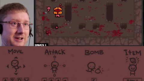 Searching For Tarot Cards In The Binding of Isaac Run 13, social clip 4.