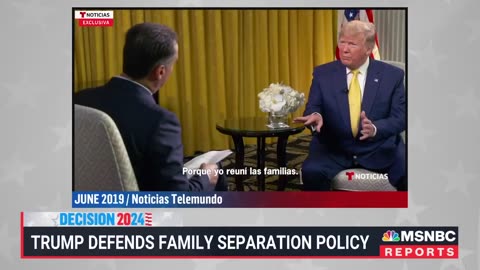 Trump reverses position, supports family separation policy