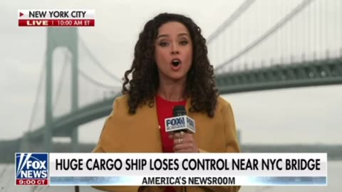 Another Ship mysteriously loses Control. This time it is near a New York City Bridge!