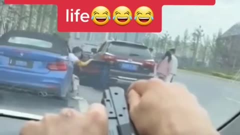 man scares with cell phone pretending to be a weapon 😂🤣