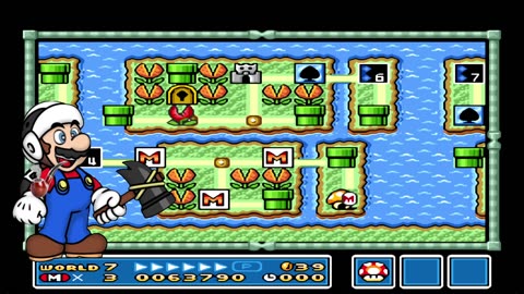 Mario Tries To Beat Pipe Land World 7!!