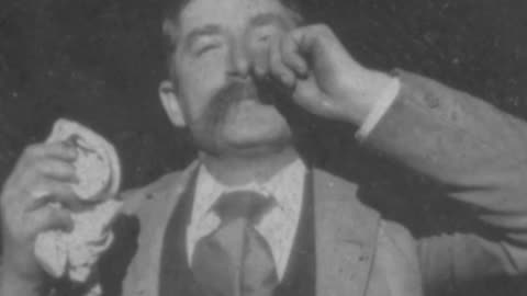 Edison Kinetoscopic Record Of A Sneeze (1894 Original Black & White Film)