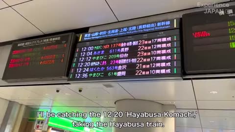 Riding The Japan's Fastest Bullet Train