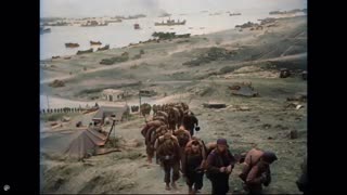 D-DAY FOOTAGE IN COLOR!!