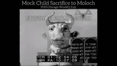 1933 Ceremony Of Child Sacrifice To Moloch