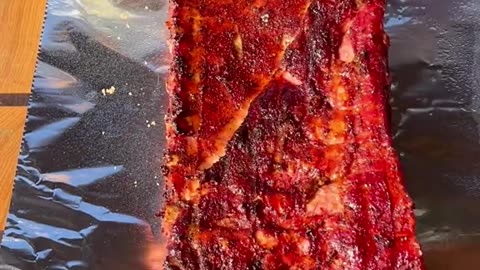 Might be my new favorite way for ribs #grillinwithdad #bbq #fyp #howto #homecook #Recipe