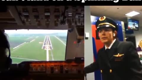 Pilot explains how planes can't land on a SPINNING BALL