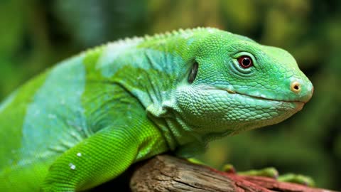 Lau banded iguana (Brachylophus fasciatus)