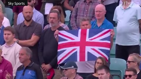 Historic rendition of God Save the King at England cricket match