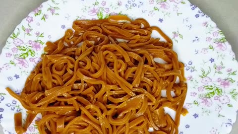 Making Noodles with BUDU (Malaysian Fermented Anchovy Sauce) Instead of Water