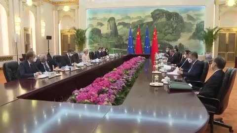 European Commission: President von der Leyen meets with LI Qiang, Chinese Prime Minister: welcome and opening remarks - April 6, 2023