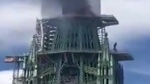 A FIRE HAS ERUPTED IN THE SPIRE OF THE NOTRE DAME CATHEDRAL