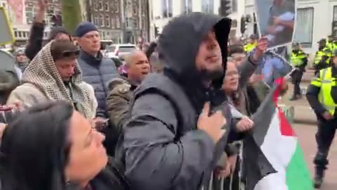 “Hamas is my brother”, say Muslim immigrants in Amsterdam.