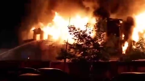 Arson at Kharkiv Military Enlistment Office: Likely Arsonist at Large