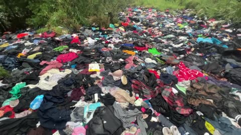 Biden's Illegal Immigrants Leaving Massive Trash Heaps Behind Them